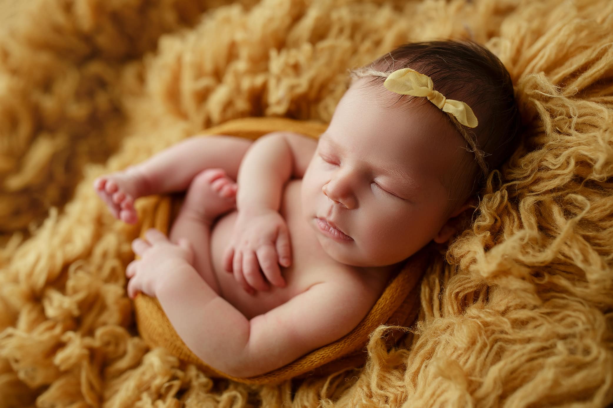Foceni miminek v newborn atelieru Praha