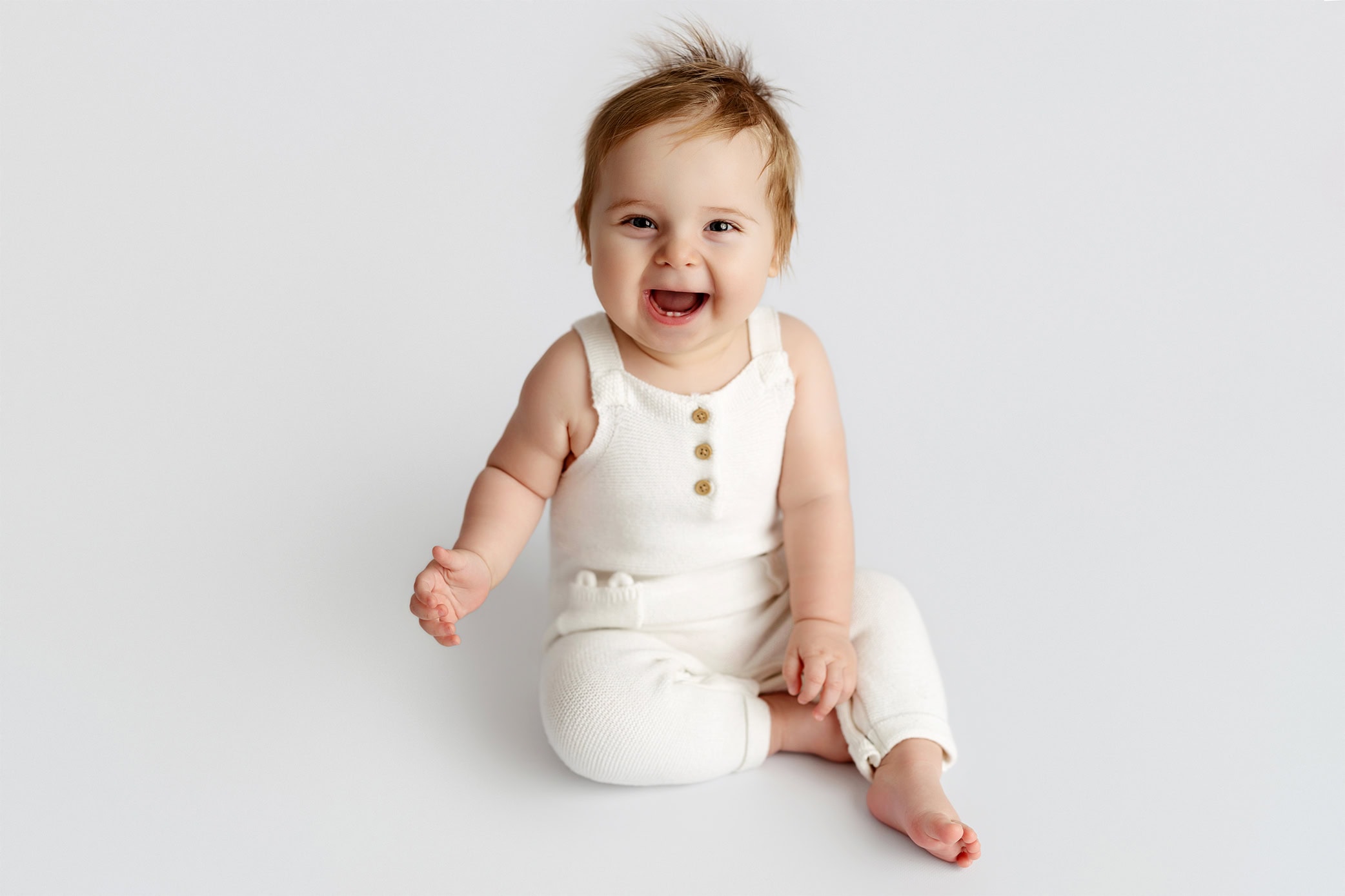 Foceni miminek v newborn atelieru Praha